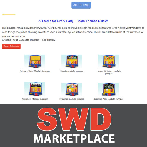 Product Option Selector Swd Prodop 100 00 Thescienceoutlet Com Event Party Rental Web Development Services